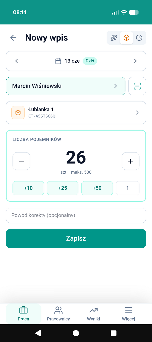 Akord za pojemnik