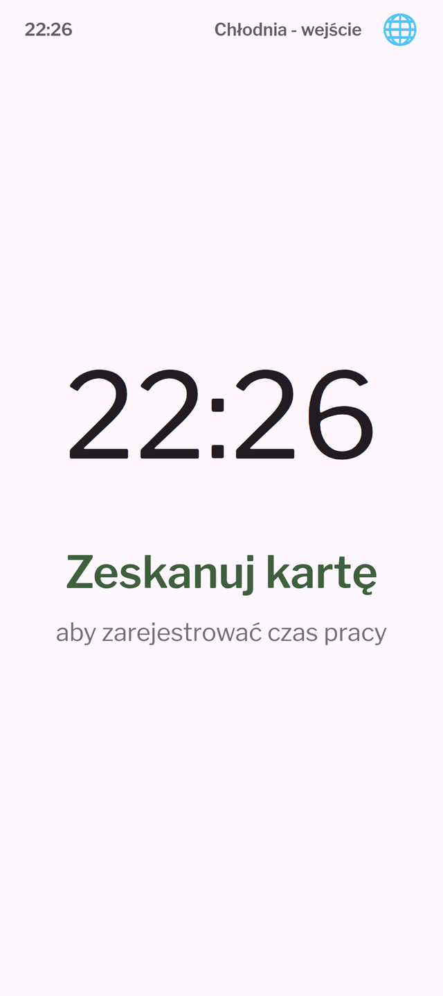 Rejestracja czasu pracy