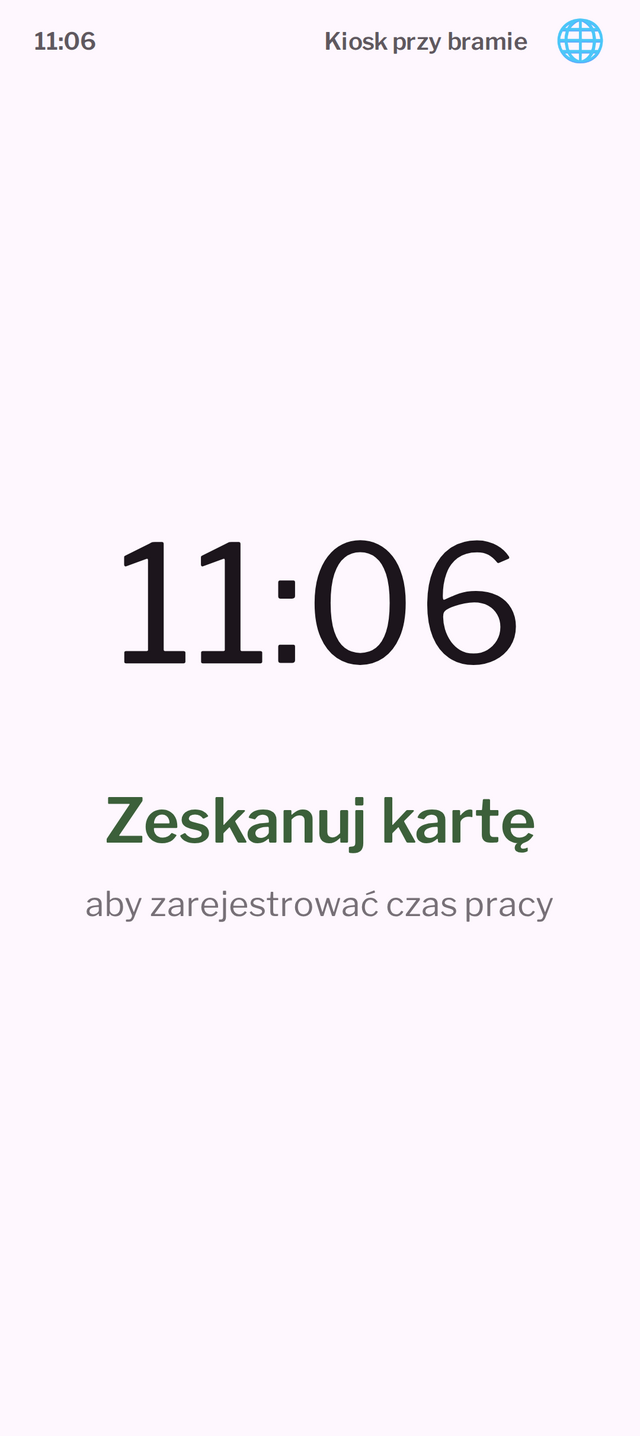 Rejestracja czasu pracy