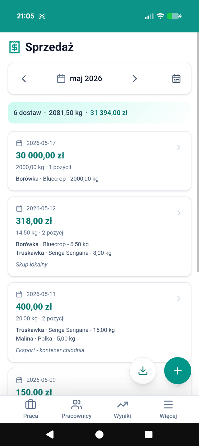 Ekran rejestracji zbiorów w aplikacji Zbieraj Mądrze (5)